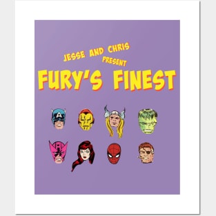 Fury's Finest Logo "Jesse and Chris present" Posters and Art